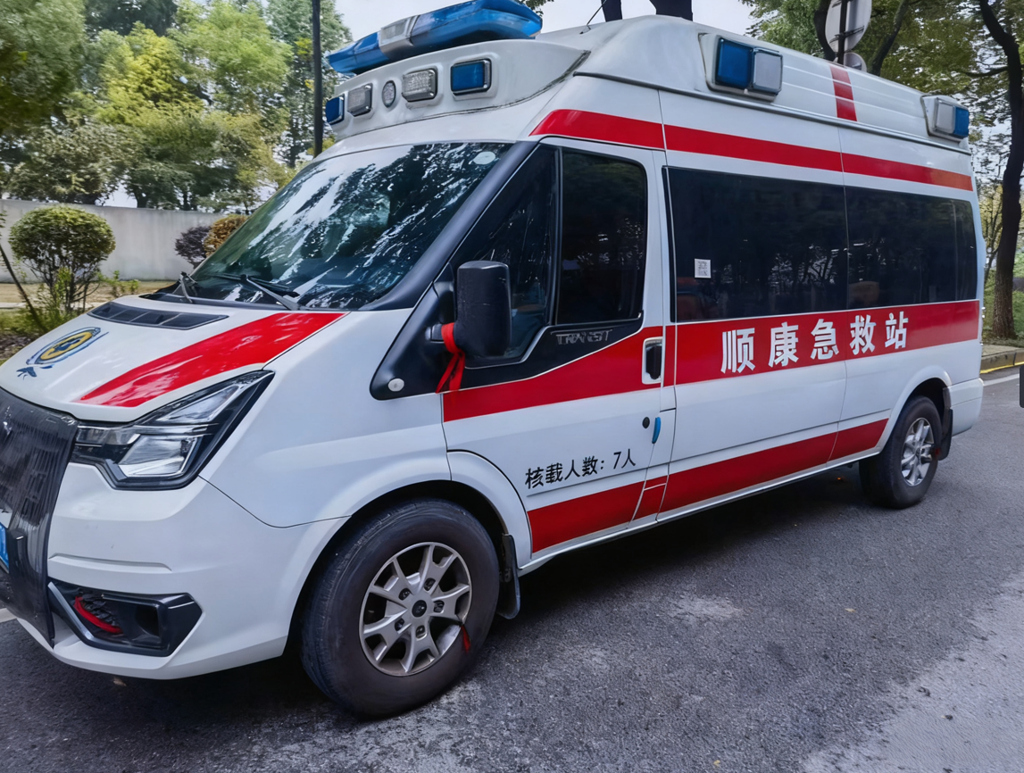 西安救护车转运服务场景图
