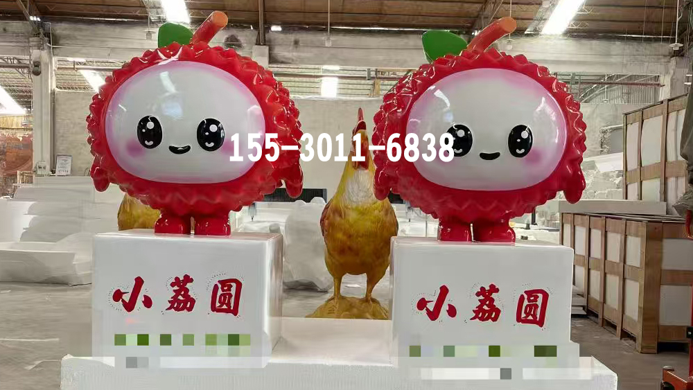 玻璃钢座椅雕塑安装实景展示