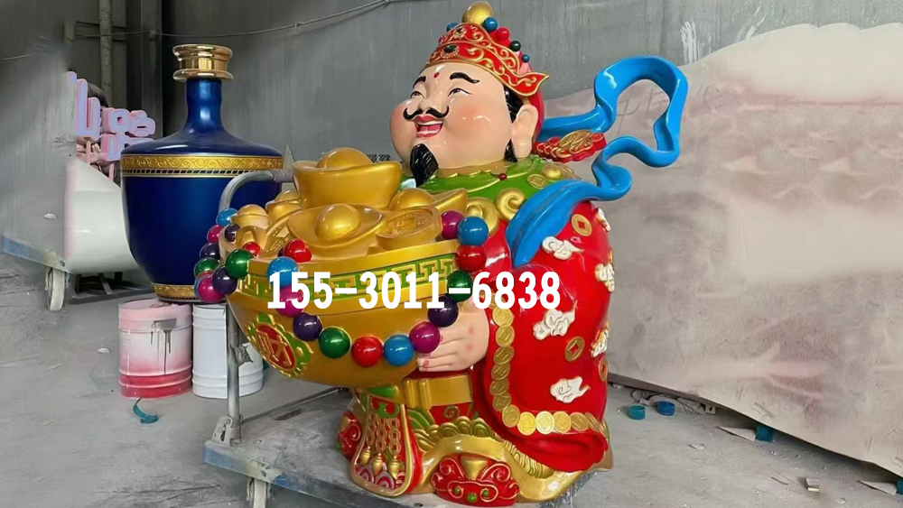 玻璃钢烤漆雕塑施工案例