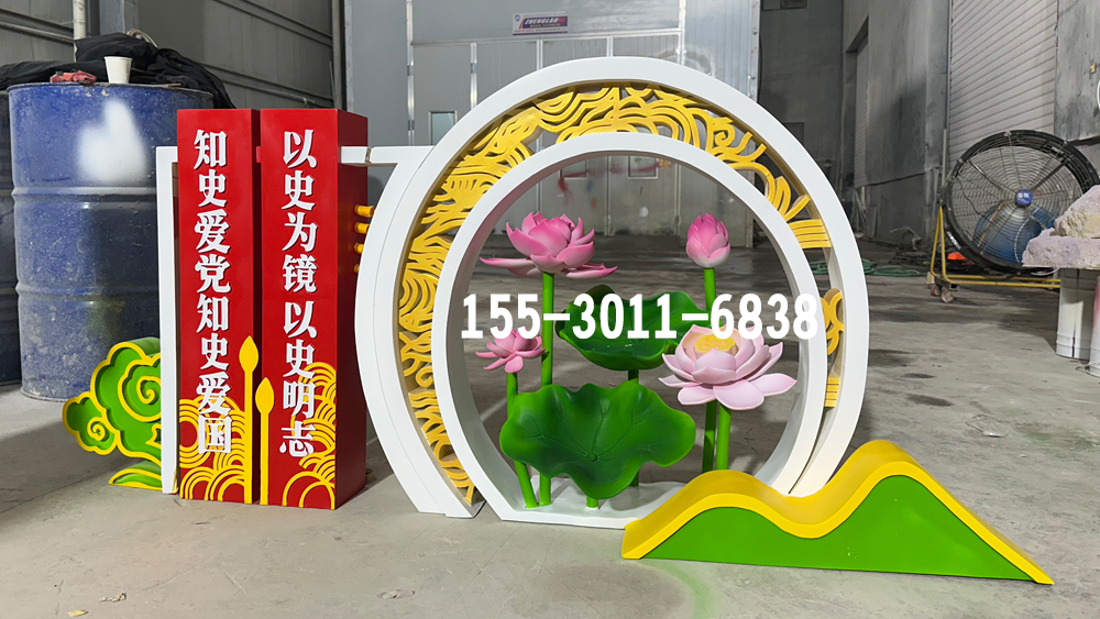 玻璃钢镀铜雕塑成品展示