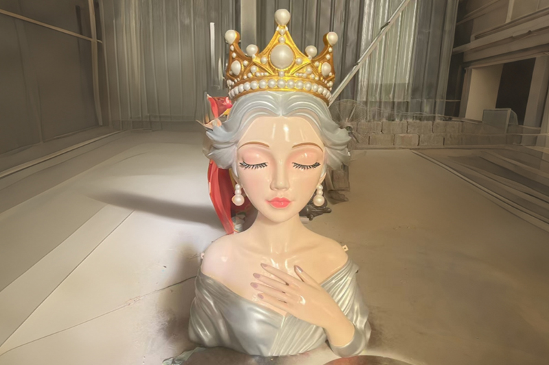 玻璃钢几何雕塑产品展示