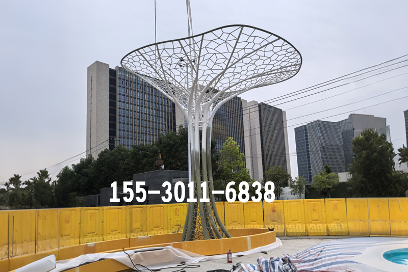 不锈钢雕塑场景展示