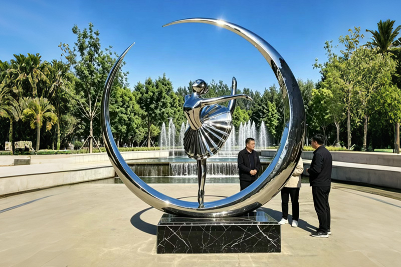 城市地标不锈钢雕塑样例