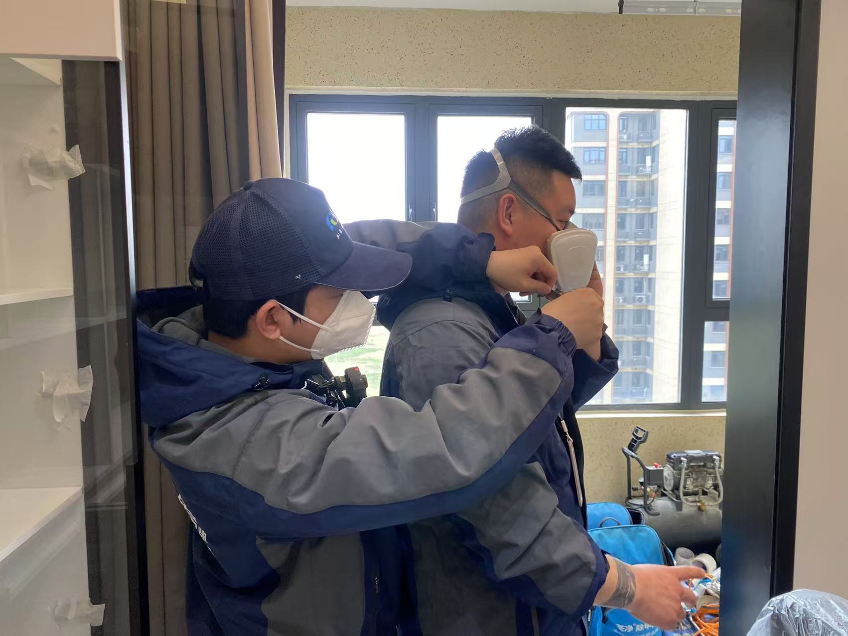 荃净环保施工现场实拍