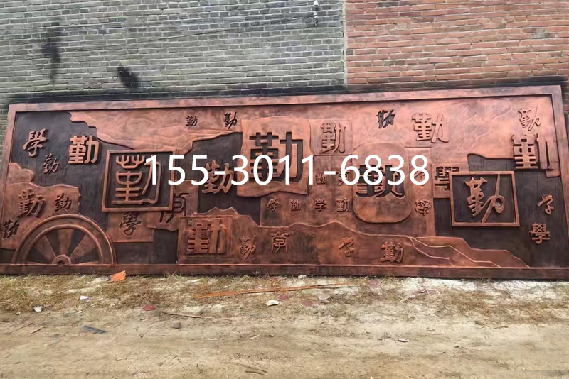 铜雕财神像展示