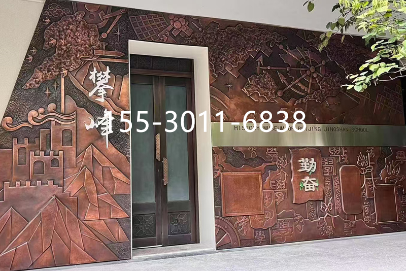 铜雕钟落地案例展示