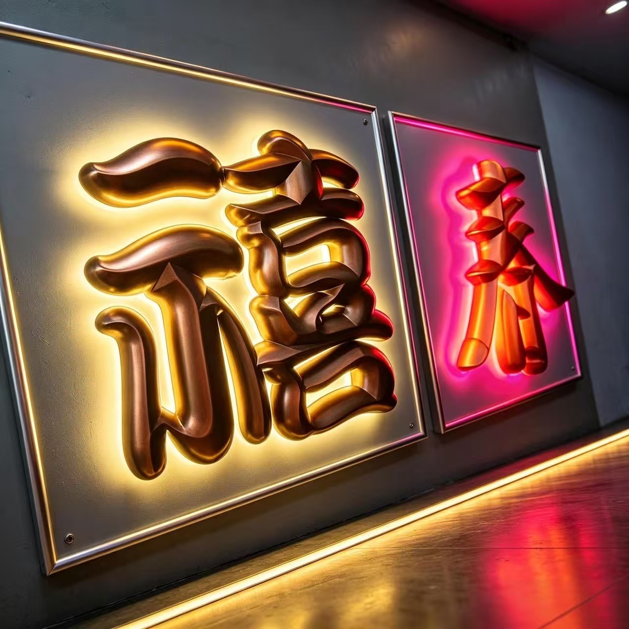 长春新禧华标牌厂厂区展示